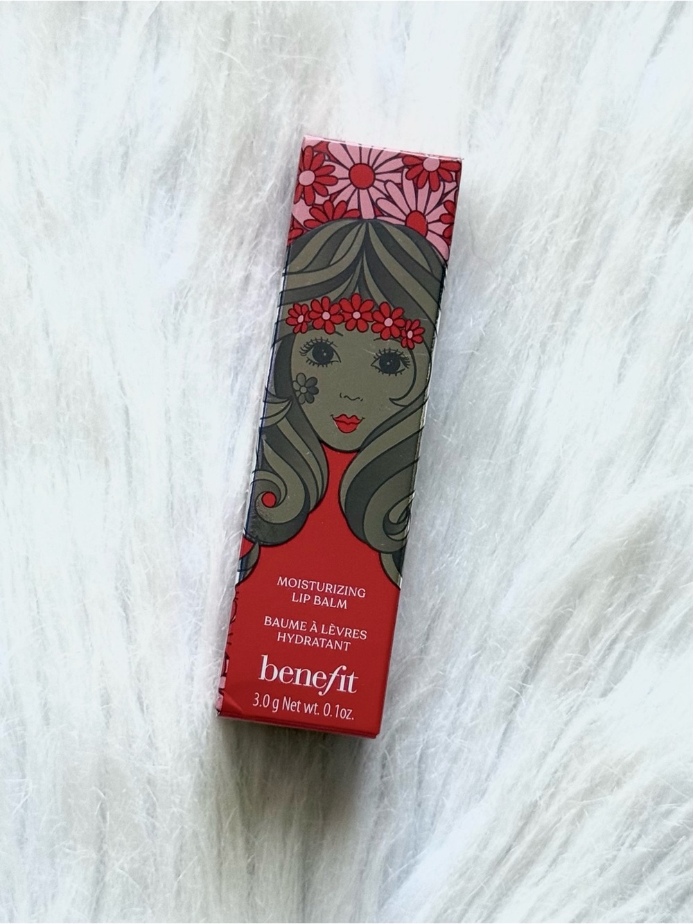 Benefit Cosmetics Moisturizing Lip Balm 99 Poppy California Kissin’ Color Balm
